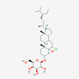 molecular formula C35H59ClO7 B141606 Blattellastanoside A CAS No. 149864-63-1