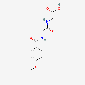 molecular formula C13H16N2O5 B14160617 N-[(4-ethoxyphenyl)carbonyl]glycylglycine CAS No. 57463-80-6