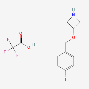 3-[(4-Iodobenzyl)oxy]azetidine trifluoroacetate