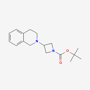 molecular formula C17H24N2O2 B1416069 tert-Butyl 3-(3,4-dihydroisoquinolin-2(1H)-yl)azetidine-1-carboxylate CAS No. 1862201-80-6