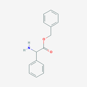 molecular formula C15H15NO2 B14160730 Phenylmethyl I+/--aminobenzeneacetate CAS No. 72028-76-3
