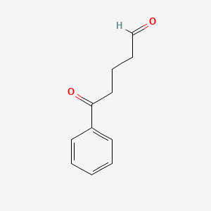molecular formula C11H12O2 B14160780 5-Oxo-5-phenylpentanal CAS No. 75424-63-4