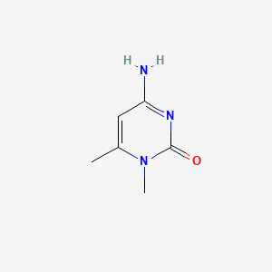 molecular formula C6H9N3O B14160848 4-Amino-1,6-dimethyl-2-hydroxypyrimidine CAS No. 66943-92-8