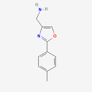 (2-(p-Tolyl)oxazol-4-yl)methanamine