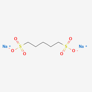 molecular formula C5H10Na2O6S2 B14160939 Sodium pentane-1,5-disulfonate CAS No. 36589-64-7