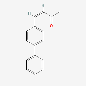 molecular formula C16H14O B14160954 (Z)-4-(4-phenylphenyl)but-3-en-2-one CAS No. 5384-65-6