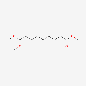 molecular formula C12H24O4 B14160981 Nonanoic acid, 9,9-dimethoxy-, methyl ester CAS No. 1599-48-0