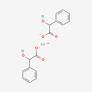 molecular formula C16H14CuO6 B14160985 Copper mandelate CAS No. 15731-16-5
