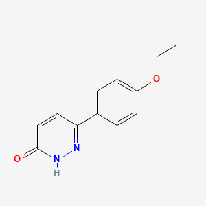 molecular formula C12H12N2O2 B1416099 6-(4-ethoxyphenyl)pyridazin-3(2H)-one CAS No. 95117-76-3