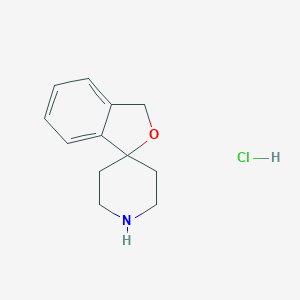 molecular formula C12H16ClNO B141610 3H-spiro[isobenzofuran-1,4'-piperidine] hydrochloride CAS No. 37663-44-8