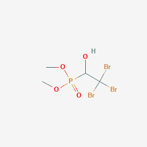 molecular formula C4H8Br3O4P B14161164 Dimethyl (2,2,2-tribromo-1-hydroxyethyl)phosphonate CAS No. 89125-43-9