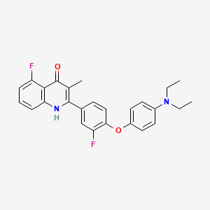 molecular formula C26H24F2N2O2 B1416121 Unii-ybt9bps2QV CAS No. 2187352-99-2