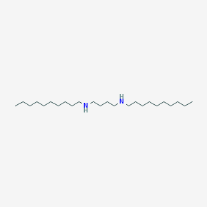 molecular formula C24H52N2 B14161227 N,N'-didecylbutane-1,4-diamine CAS No. 41596-82-1