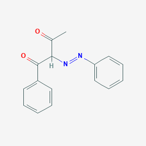 molecular formula C16H14N2O2 B14161229 1,3-Butanedione, 1-phenyl-2-(phenylazo)- CAS No. 3701-21-1