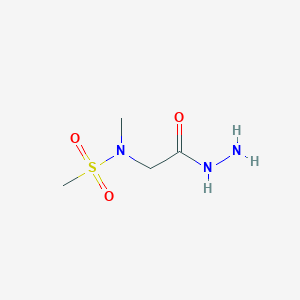 molecular formula C4H11N3O3S B1416123 N-(2-肼基-2-氧代乙基)-N-甲基甲磺酰胺 CAS No. 1119445-29-2