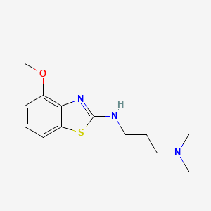 N'-(4-ethoxy-1,3-benzothiazol-2-yl)-N,N-dimethylpropane-1,3-diamine