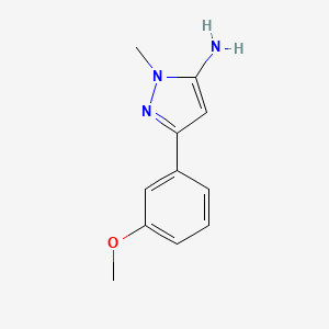 3-(3-methoxyphenyl)-1-methyl-1H-pyrazol-5-amine