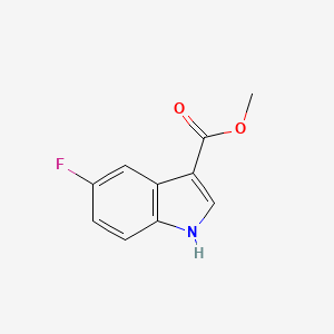 molecular formula C10H8FNO2 B1416128 5-氟-1H-吲哚-3-甲酸甲酯 CAS No. 310886-79-4