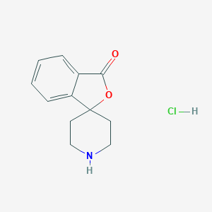 molecular formula C12H14ClNO2 B141614 3H-螺[异苯并呋喃-1,4'-哌啶]-3-酮盐酸盐 CAS No. 172733-79-8