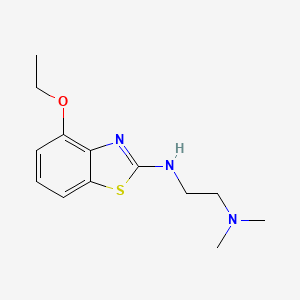 molecular formula C13H19N3OS B1416145 N'-(4-ethoxy-1,3-benzothiazol-2-yl)-N,N-dimethylethane-1,2-diamine CAS No. 1105195-33-2