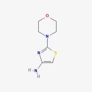 B1416146 2-Morpholin-4-YL-thiazol-4-ylamine CAS No. 695147-00-3