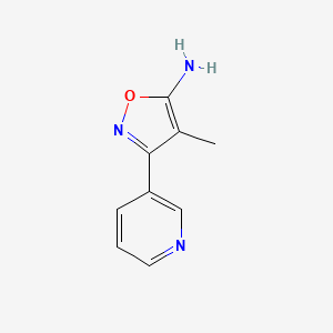 4-Methyl-3-(pyridin-3-yl)-1,2-oxazol-5-amine