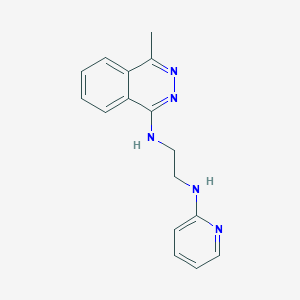 molecular formula C16H17N5 B1416164 N1-(4-methylphthalazin-1-yl)-N2-(pyridin-2-yl)ethane-1,2-diamine CAS No. 1111588-98-7