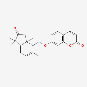 molecular formula C23H26O4 B14161641 Tavicone CAS No. 27273-09-2