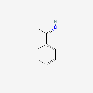 molecular formula C8H9N B14161646 Acetophenonimine CAS No. 13280-20-1
