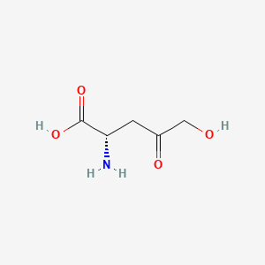 molecular formula C5H9NO4 B14161657 5-Hydroxy-4-oxonorvaline CAS No. 117404-54-3