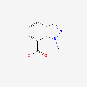 molecular formula C10H10N2O2 B1416166 Methyl 1-methyl-1H-indazole-7-carboxylate CAS No. 1092351-84-2