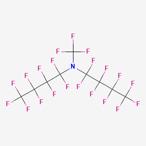 molecular formula N(C4F9)2(CF3)<br>C9F21N B14161663 Perfluoro(dibutylmethylamine) CAS No. 514-03-4