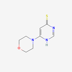 molecular formula C8H11N3OS B1416167 6-Morpholin-4-ylpyrimidine-4-thiol CAS No. 1023813-22-0