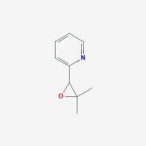 molecular formula C9H11NO B141617 2-(3,3-Dimethyl-2-oxiranyl)pyridine CAS No. 156215-83-7