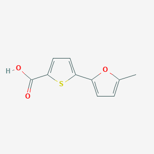 molecular formula C10H8O3S B1416171 5-(5-Methylfuran-2-yl)thiophene-2-carboxylic acid CAS No. 1092306-23-4