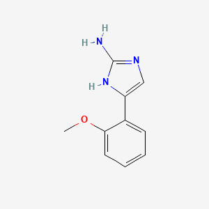 molecular formula C10H11N3O B1416175 4-(2-methoxyphenyl)-1H-imidazol-2-amine CAS No. 896459-13-5