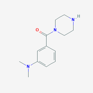 molecular formula C13H19N3O B1416176 [3-(dimethylamino)phenyl]-1-piperazinylMethanone CAS No. 1094302-16-5