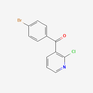 molecular formula C12H7BrClNO B14161775 (4-Bromophenyl)(2-chloro-3-pyridinyl)methanone CAS No. 125035-37-2