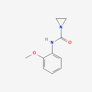 molecular formula C10H12N2O2 B14161820 N-(2-methoxyphenyl)aziridine-1-carboxamide CAS No. 3647-16-3
