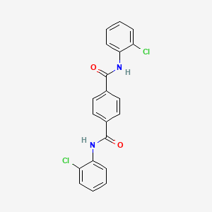 molecular formula C20H14Cl2N2O2 B14161827 n,n'-Bis(2-chlorophenyl)benzene-1,4-dicarboxamide CAS No. 81577-23-3