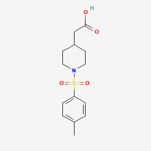 {1-[(4-Methylphenyl)sulfonyl]piperidin-4-yl}acetic acid