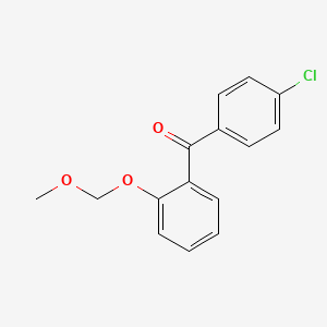 (4-Chlorophenyl)[2-(methoxymethoxy)phenyl]methanone