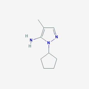 1-Cyclopentyl-4-methyl-1H-pyrazol-5-amine