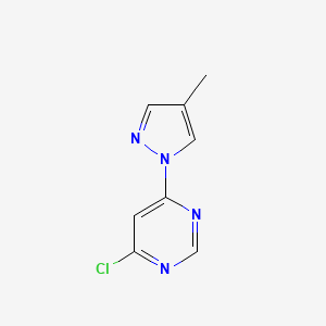 4-Chloro-6-(4-methyl-1H-pyrazol-1-YL)pyrimidine