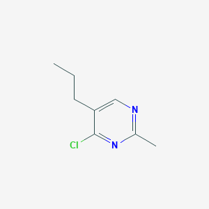 molecular formula C8H11ClN2 B1416202 4-Chloro-2-methyl-5-propylpyrimidine CAS No. 959239-77-1
