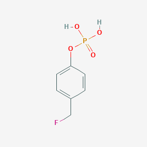 molecular formula C7H8FO4P B141621 4-(Fluoromethyl)phenyl phosphate CAS No. 152406-98-9