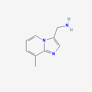molecular formula C9H11N3 B1416214 1-(8-Methylimidazo[1,2-a]pyridin-3-yl)methanamine CAS No. 933707-48-3
