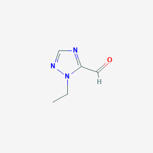 molecular formula C5H7N3O B1416217 1-Ethyl-1H-1,2,4-triazole-5-carbaldehyde CAS No. 675617-95-5