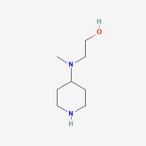 molecular formula C8H18N2O B1416219 2-[Methyl(piperidin-4-yl)amino]ethanol CAS No. 864710-80-5