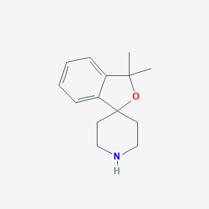 molecular formula C14H19NO B141622 3,3-二甲基-3H-螺[异苯并呋喃-1,4'-哌啶] CAS No. 180160-92-3